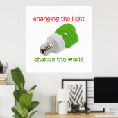 Gerettet Energie Poster (Heimbüro)