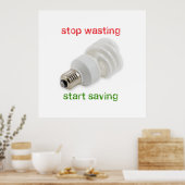 Gerettet Energie Poster (Küche)