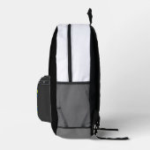 gerettet Erde Bedruckter Rucksack (Rechts)