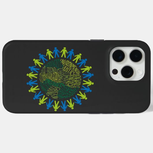 gerettet Erde Case-Mate iPhone Hülle (Rückseite (Horizontal))