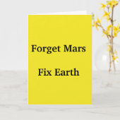 Gerettet Erde Karte (Gelbe Blume)