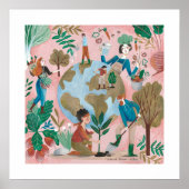 Gerettet Erde Poster (Vorne)