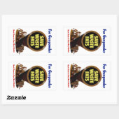 Gerettet Fette ~ für Gunpulver Rechteckiger Aufkleber (Blatt)