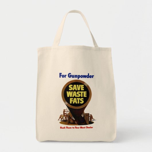 Gerettet Fette ~ für Gunpulver Tragetasche (Vorne)