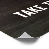 Gerettet Fette für Sprengstoffe Poster (Ecke)