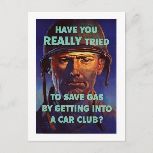 Gerettet Gas - WW2 Postkarte (Vorderseite)
