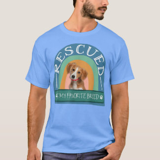 gerettet ist mein Lieblingshund Adoptiert Hund T-Shirt