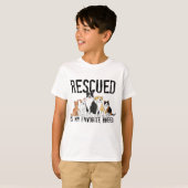gerettet ist meine Lieblingszucht, Adoptier nicht  T-Shirt (Vorne ganz)