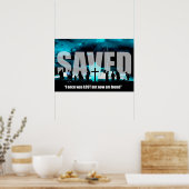 Gerettet Jesus Christus Christlich Lose jetzt gefu Poster (Küche)