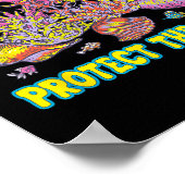 Gerettet Korallen schützen die Riffe für Männer Fr Poster (Ecke)