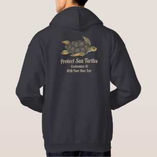 Gerettet Meeresschildkröten Ozean Wildlife Habitat Hoodie