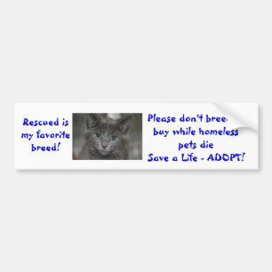 Gerettet meine Lieblingszucht züchtet nicht oder Autoaufkleber