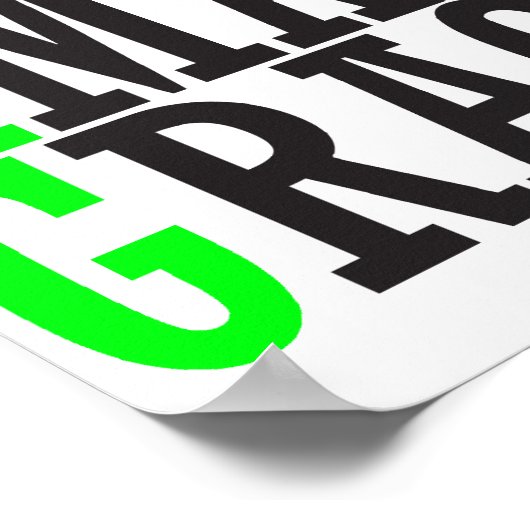 Gerettet mit Phantastischem Grace SWAG Christlich Poster (Ecke)