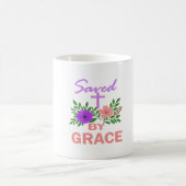 gerettet nach Gnade Kaffeetasse (Mittel)