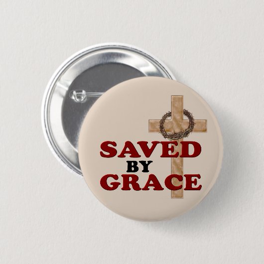 GERETTET NACH GRACE BUTTON (Vorne & Hinten)