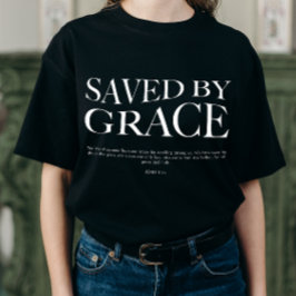 Gerettet nach Grace | Christliches ästhetisches Au T-Shirt