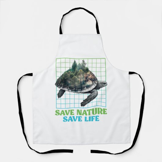 Gerettet Naturschutzgebiete Umwelt Schürze (Vorderseite)