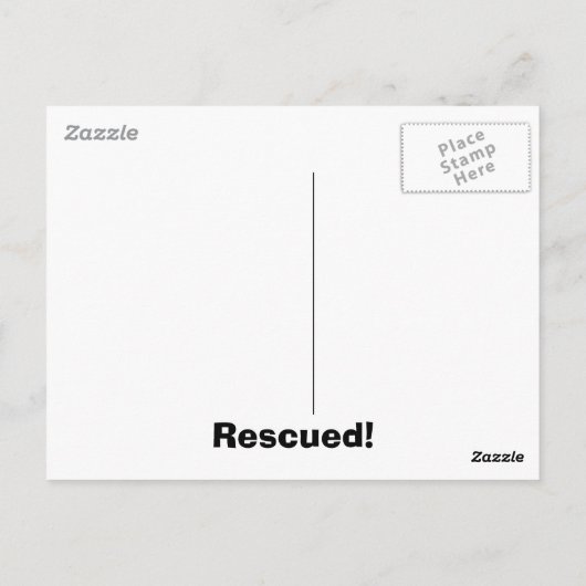 gerettet postkarte (Rückseite)