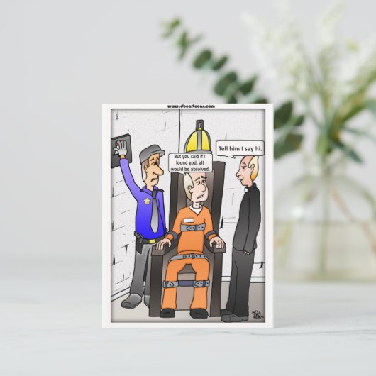 Gerettet Postkarte (Stehend Vorderseite)