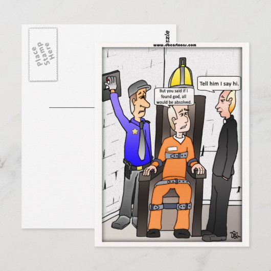 Gerettet Postkarte (Vorne/Hinten)