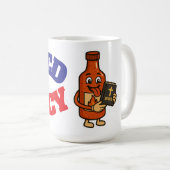 Gerettet & Saucy Kaffeetasse (VorderseiteRechts)