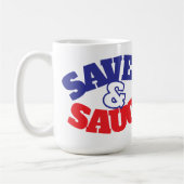 Gerettet & Saucy Kaffeetasse (Links)