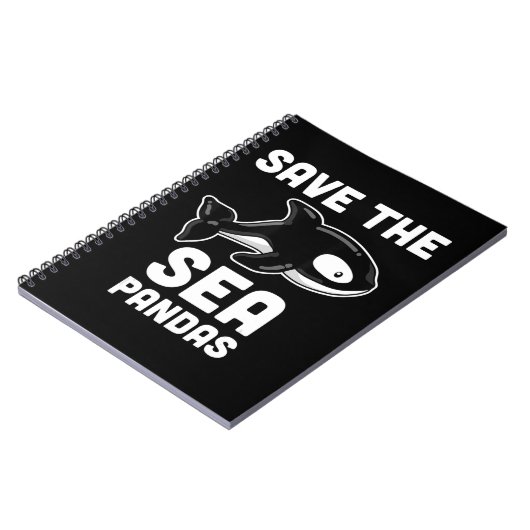 Gerettet Sea Pandas Orca Whale, Meeresbiologie Ges Notizblock (Linke Seite)