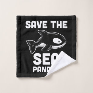 Gerettet Sea Pandas Orca Whale, Meeresbiologie Ges Waschlappen