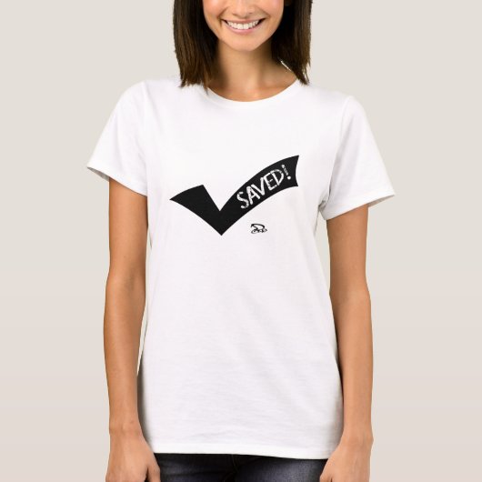 GERETTET T-Shirt (Vorderseite)