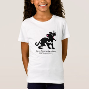 Gerettet Tasmanische Teufel - bedrohte Tiergrafik T-Shirt
