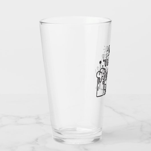 Gerettet Trinkbier Glas (Rechts)