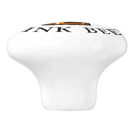 Gerettet Trinkbier Keramikknauf (Seitenansicht)