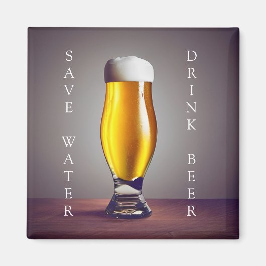 Gerettet Trinkbier Magnet (Vorne)