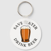 Gerettet Trinkbier Schlüsselanhänger (Vorderseite)