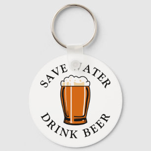 Gerettet Trinkbier Schlüsselanhänger