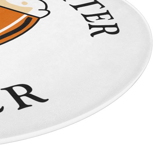 Gerettet Trinkbier Schneidebrett (Ecke)