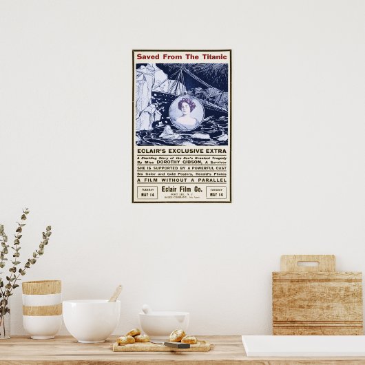 Gerettet vom 14. Mai 1912 Poster (Küche)