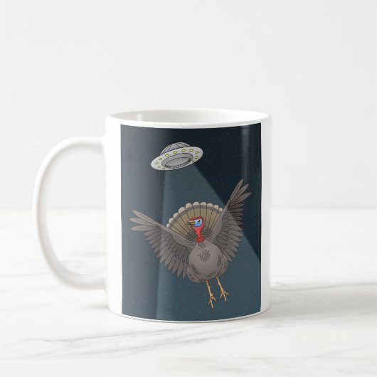 Gerettet von Außerirdischen Kaffeetasse (Links)