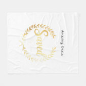 Gerettet von Grace Blanket Geschenk für einen treu Fleecedecke (Vorderseite (Horizontal))