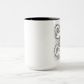Gerettet von Grace, Boho, Hippie, Kaffee Tasse (Zentrum)