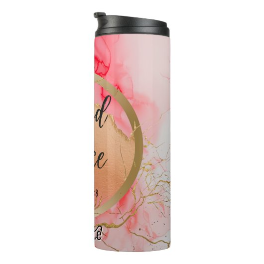 Gerettet von Grace Ephesians Scripting Thermosbecher (Nach rechts gedreht)