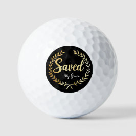 Gerettet von Grace Golf Balls - Geschenk für einen Golfball