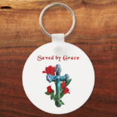 Gerettet von Grace Schlüsselanhänger (Vorderseite)