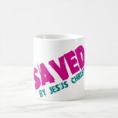 GERETTET von Jesus Christus Kaffeetasse (Mittel)