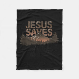 Gerettet von Jesus Fleecedecke