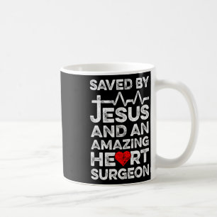 Gerettet von Jesus und einem Phantastischen Herzch Kaffeetasse