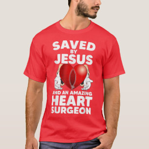 Gerettet von Jesus und einem Phantastischen Herzch T-Shirt