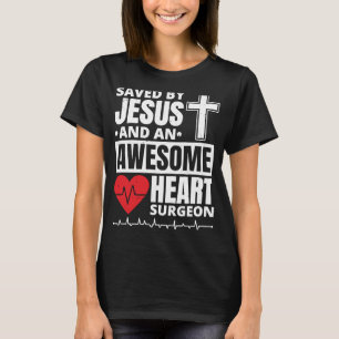 Gerettet von Jesus und einem Phantastischen Herzch T-Shirt