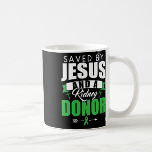 Gerettet von Jesus und einer Organtransplantation  Kaffeetasse