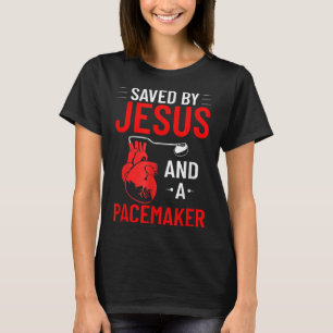 Gerettet von Jesus und Herzkrankheiten des Herzsch T-Shirt